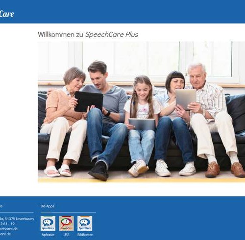 SpeechCare Plus+ Portal